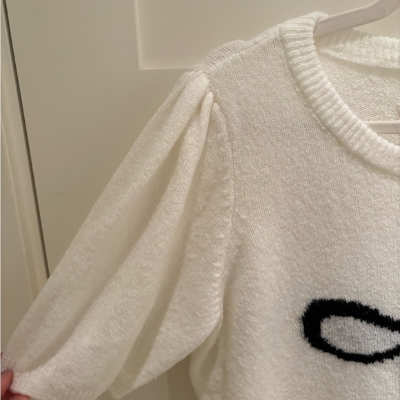 Anthropologie The Mollie Short-Sleeve Printed Sweater Size XL - Picture 8 of 9